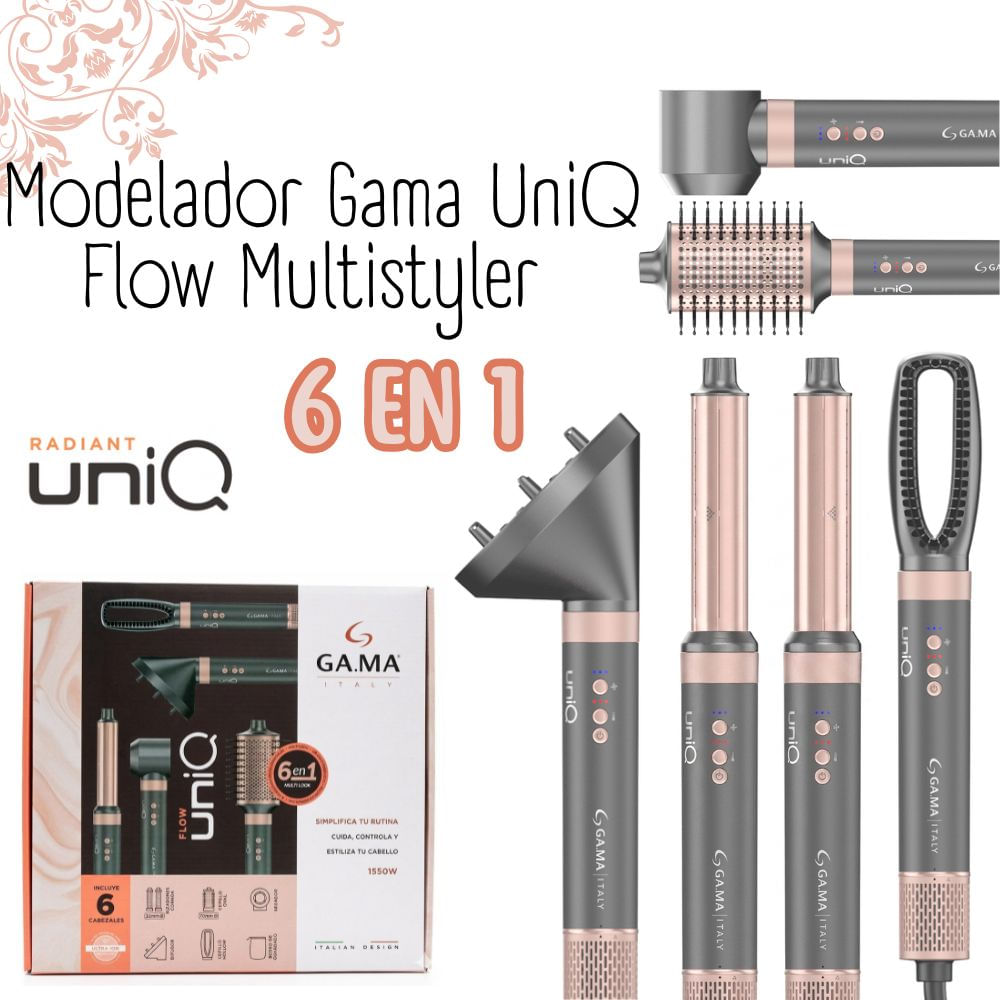 Cepillo Secador Gama Multistyler UniQ Flow 6 en 1