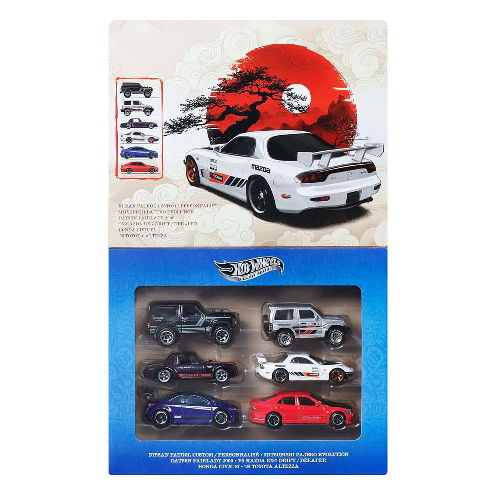 Hot Wheels 6-Pack Silver Series Streets of Japan