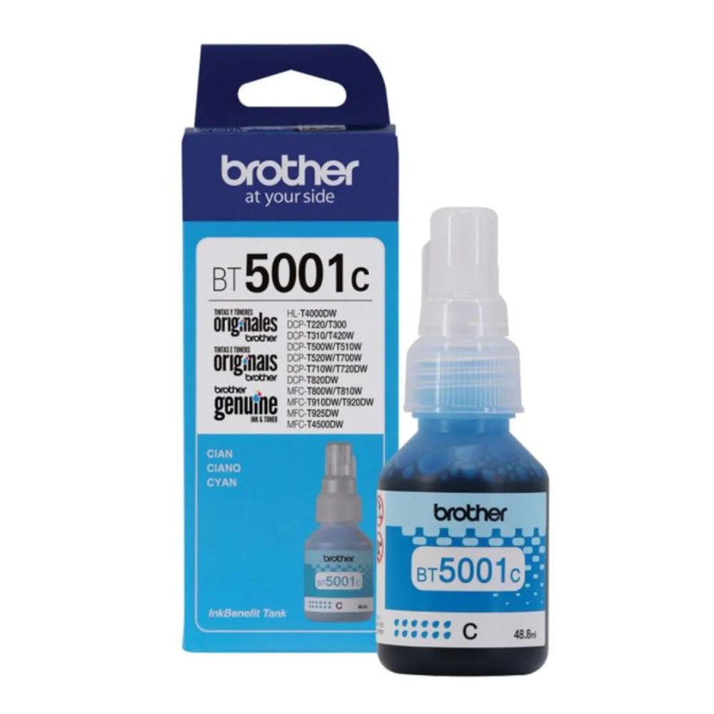 Tinta Brother BT5001 Cian