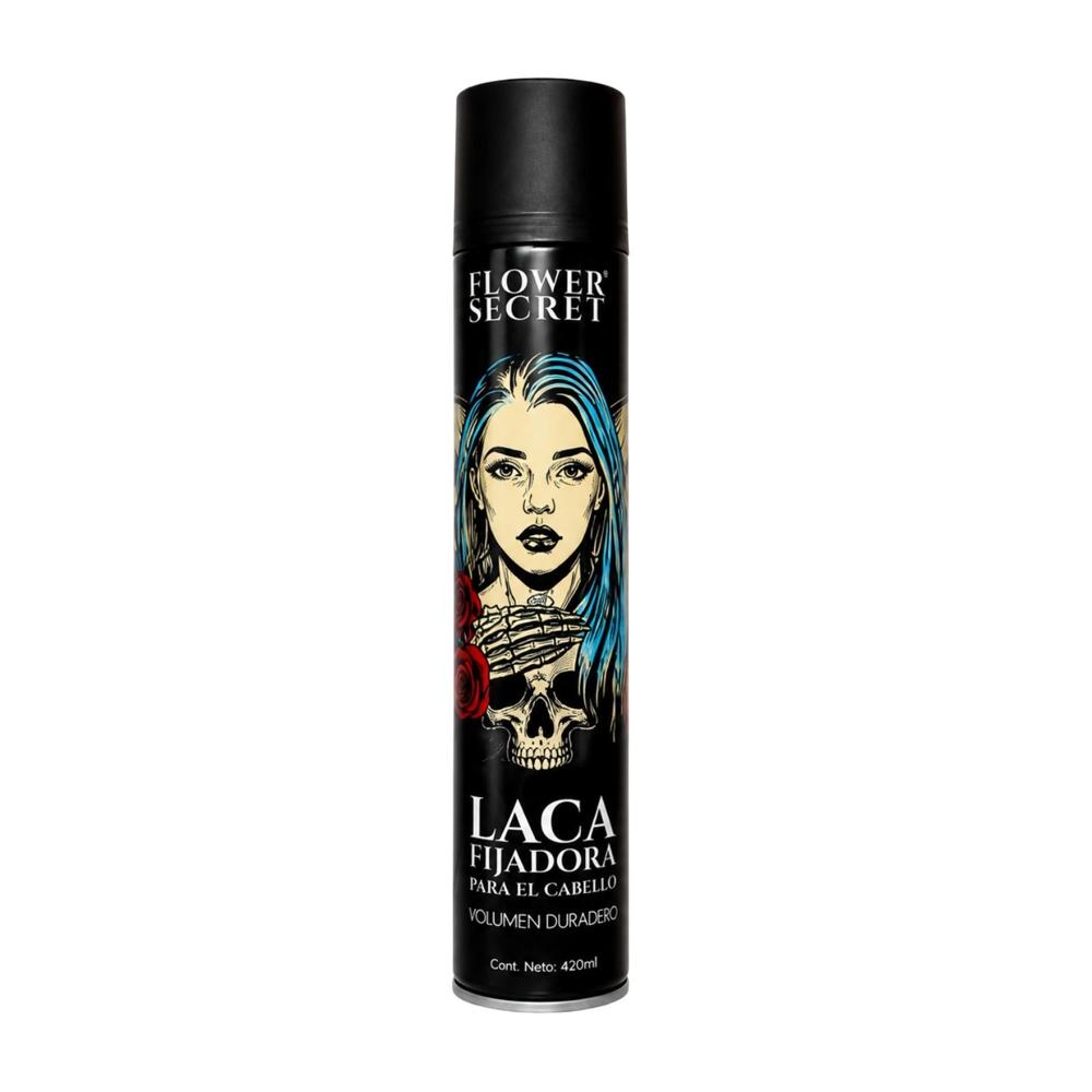Laca Fijadora Para El cabello Volumen Duradero 420 ml - Flower Secret