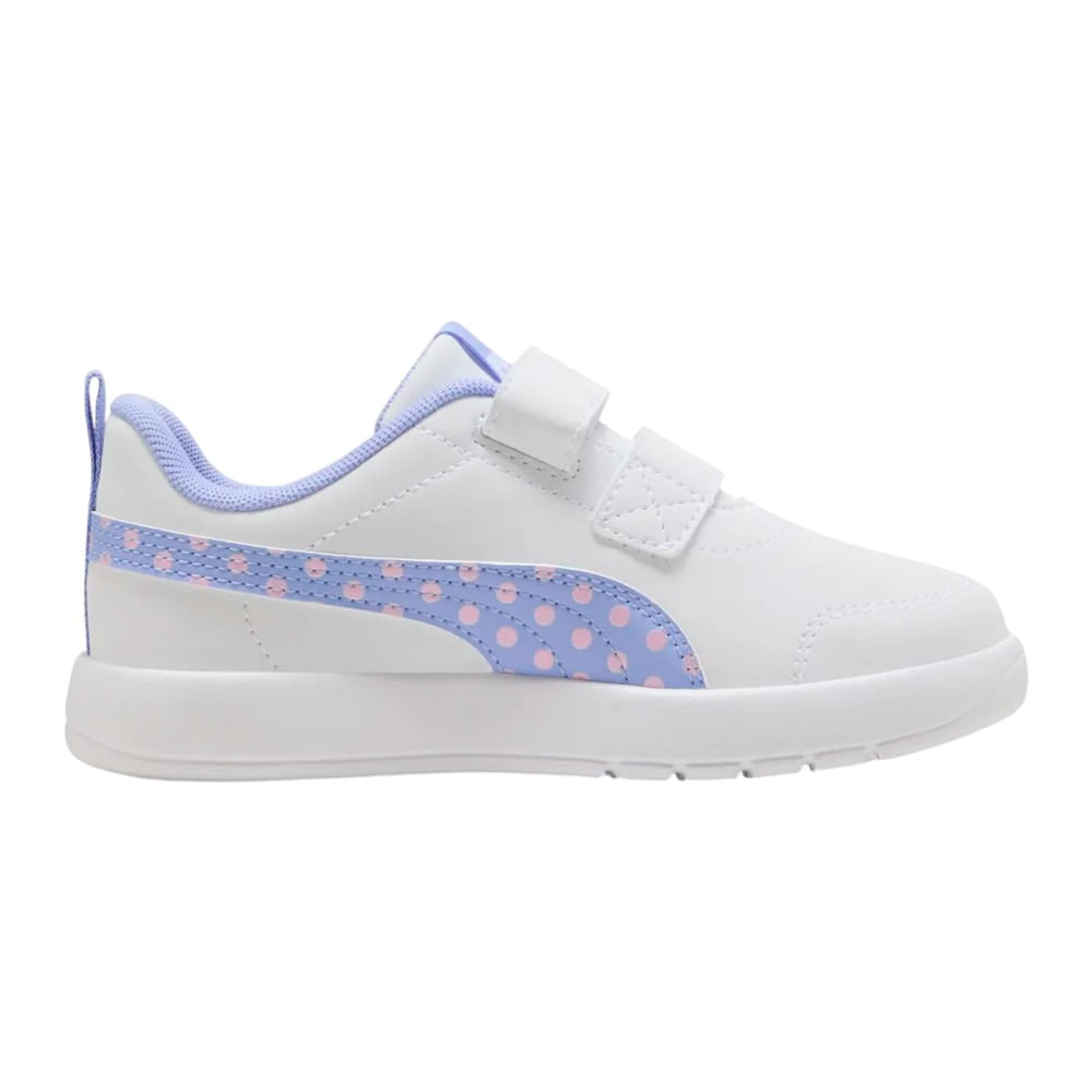 Zapatilla Puma Courtflex V3 Dotty V PS 398758 07 Blanco 34.5