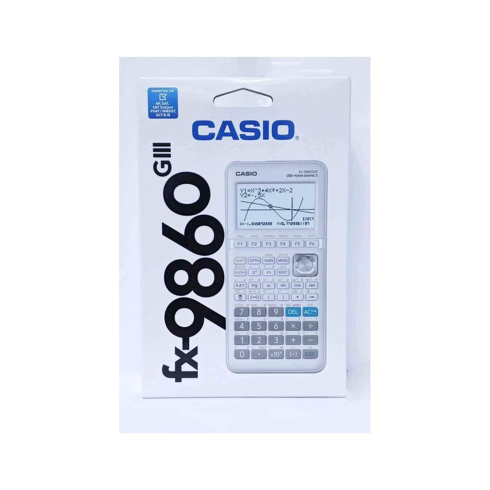 Calculadora gráficas CASIO fx-9860GIII Blanco