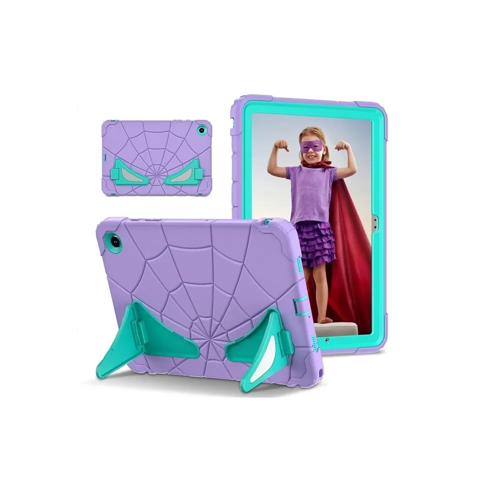 Protector Kids Antigolpe para Tablet Samsung Galaxy Tab A11 SM-X133 Lavanda Green Lavanda