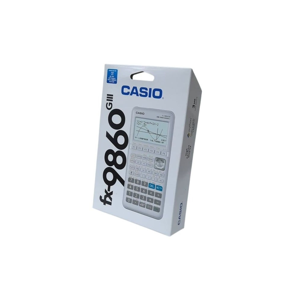 Calculadora grafica CASIO FX-9860GIII Blanco