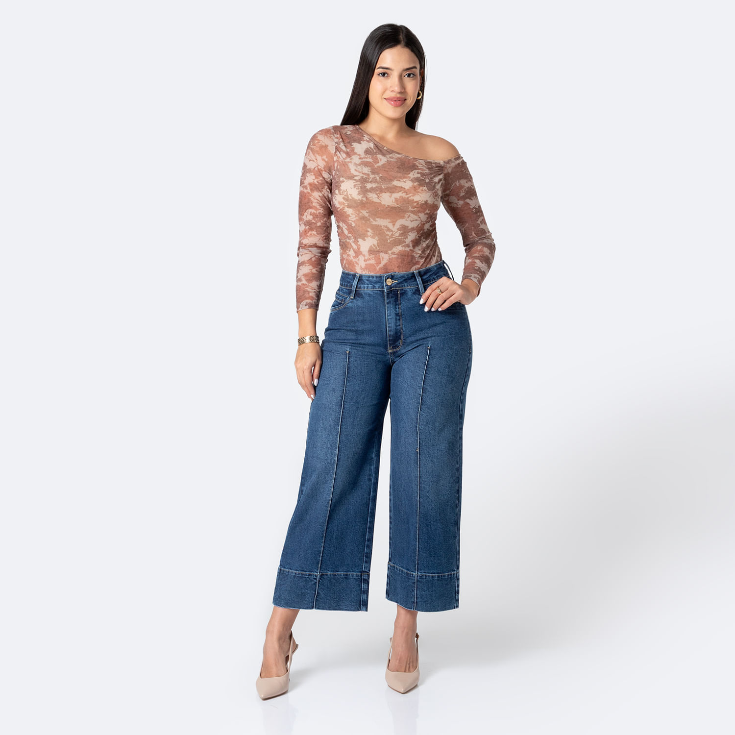 Jean Mujer Kineya Pionier Culotte Azul 30