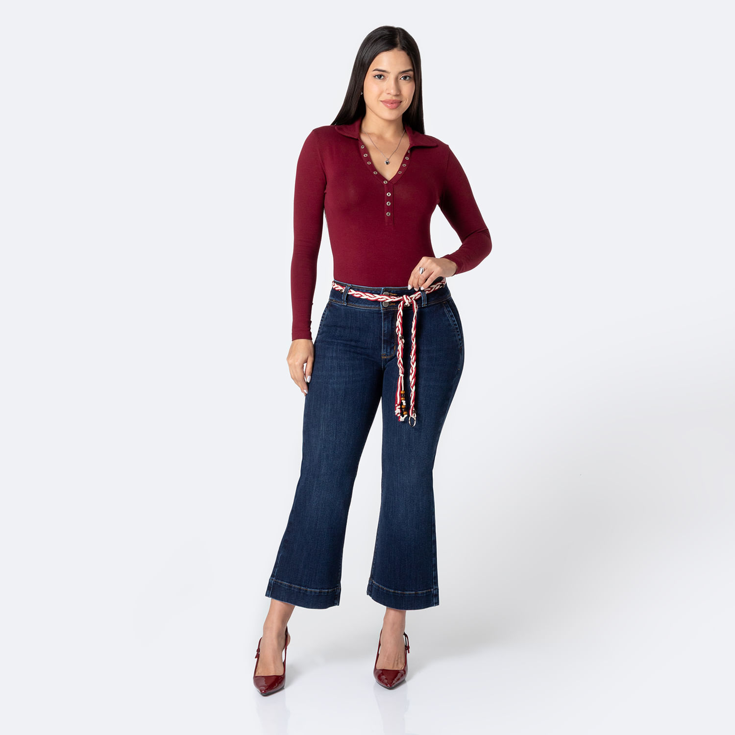 Jean Mujer Pameh I Pionier Culotte Azul Marino 32
