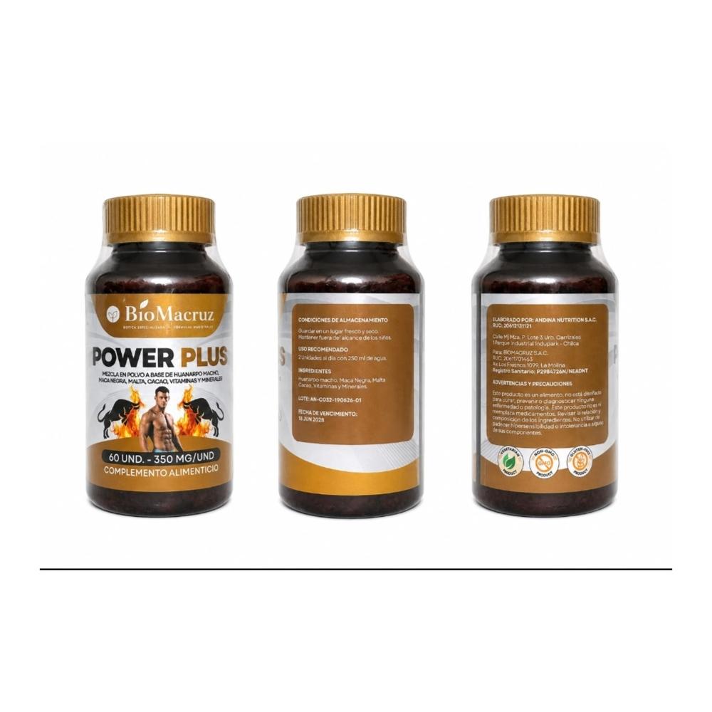 Pack 2 Unidades Power Plus Bm-Power Plus - 60u