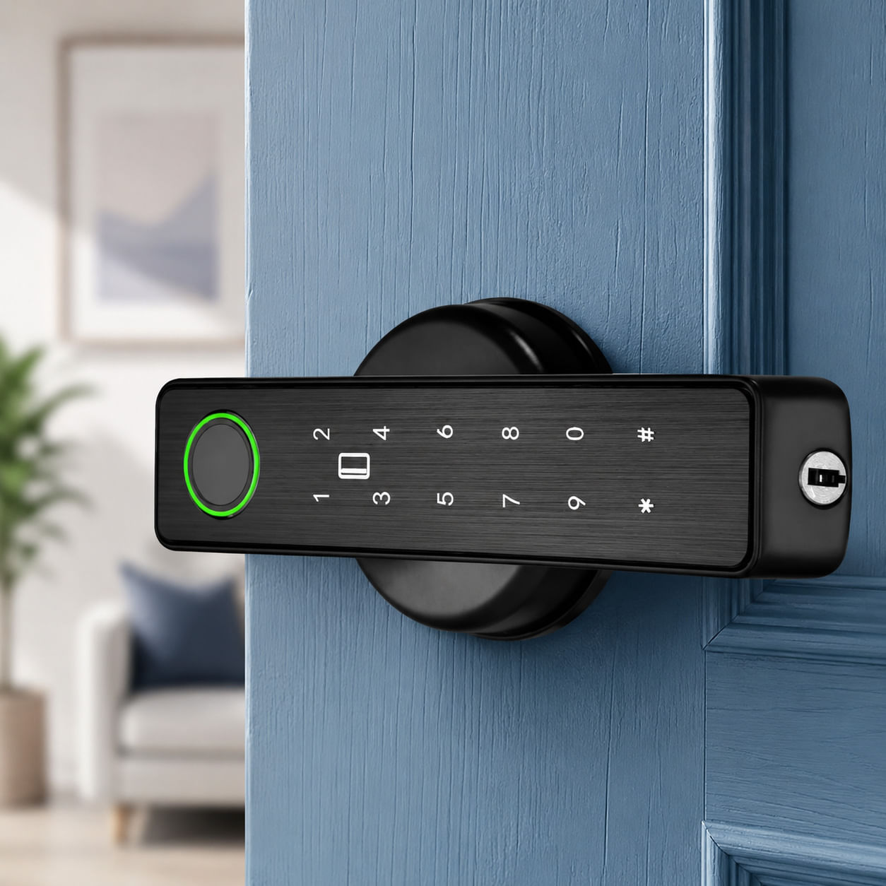 Cerradura Inteligente Huella Digital Llave Tarjeta APP