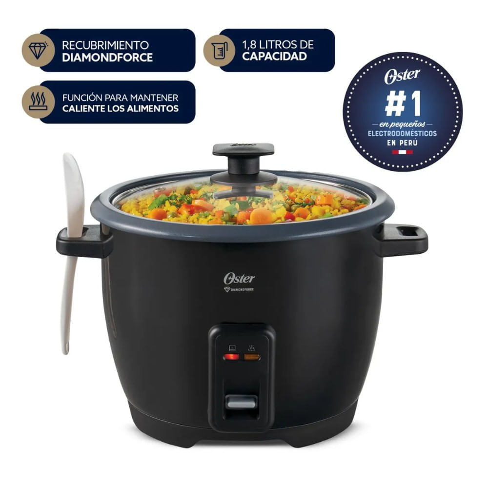 Olla Arrocera Oster CKSTRCB10DFBLK 1.8lt - Negro
