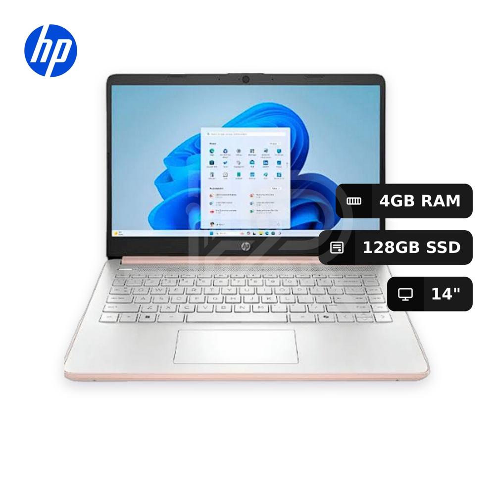 Laptop Hp 14-dq6105dx N150 4gb 128gb Ufs 14"" (d0sn9ua#aba)