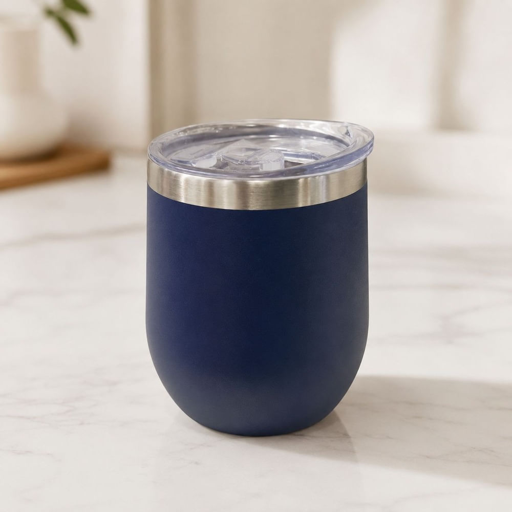 VASO TERMICO 360ML ACERO INOXIDABLE AZUL