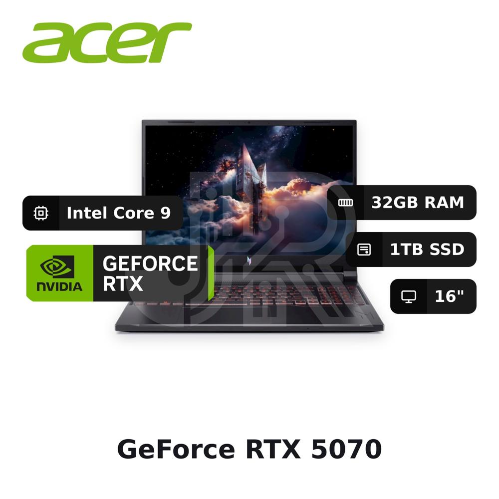 Laptop Acer Nitro V 16 Anv16-72 Core 9-270h 32gb 1tb Ssd Rtx 5070 16"" (nh.u2faa.003)