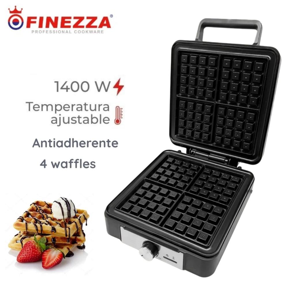 Wafflera Finezza Cuadrada FZ-812WF Maker Antiadherente