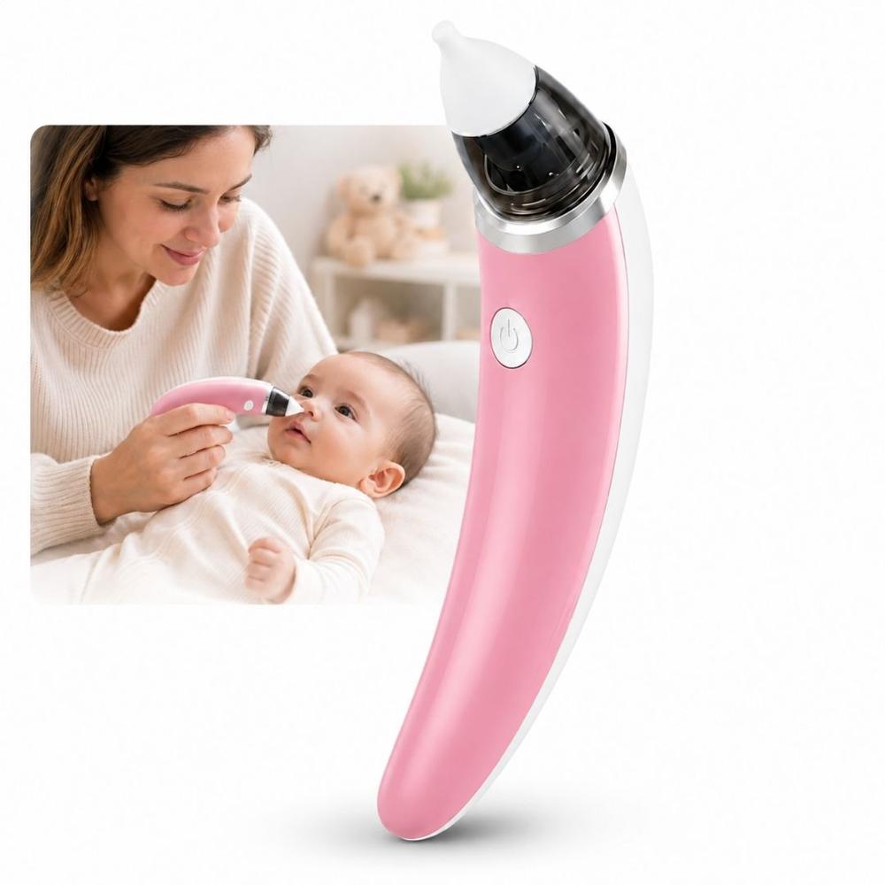 Aspirador Nasal Eléctrico Recargable Para Bebe con Accesorios