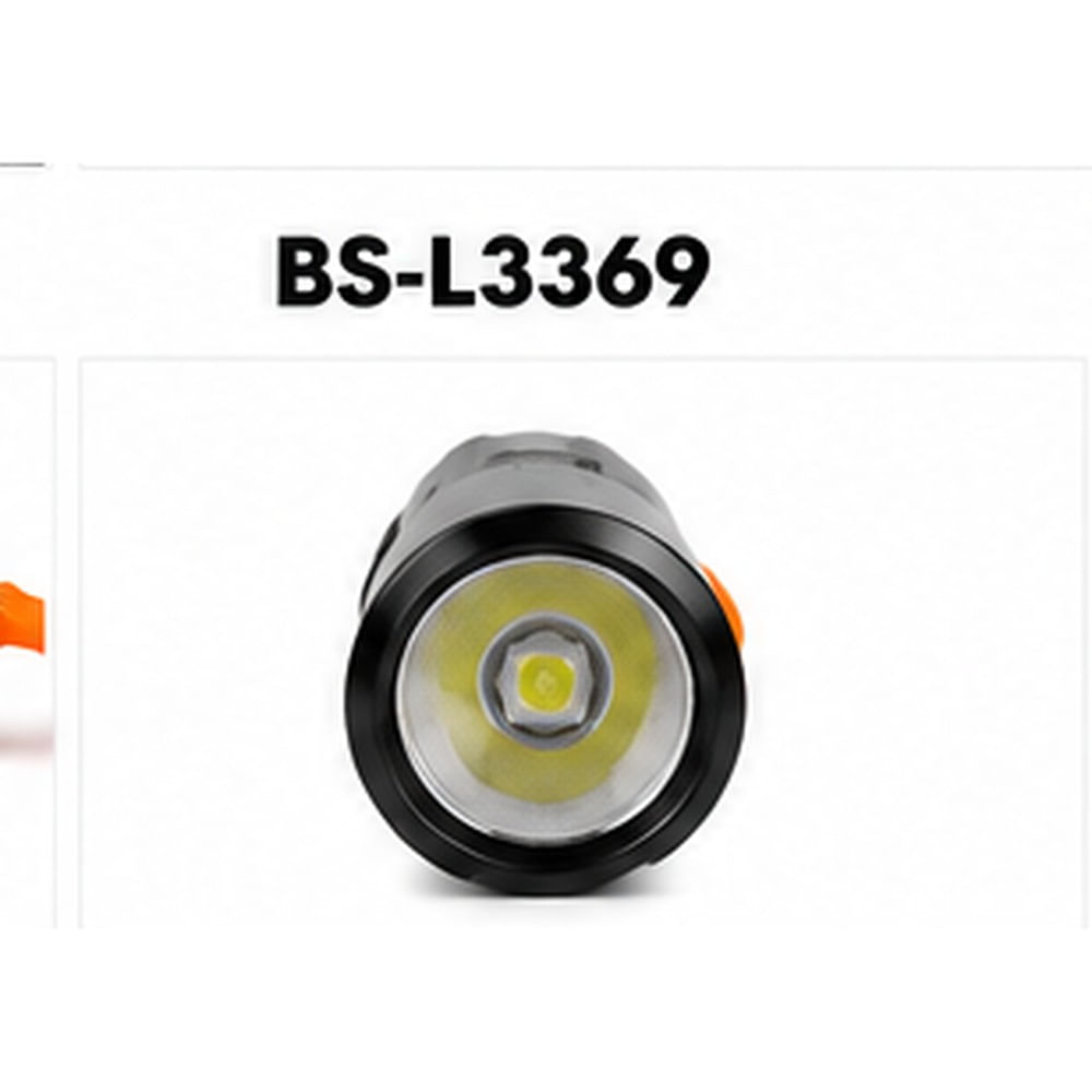 BOSSNEY Linterna LED de Alta Potencia 1200mAh BS-L3369