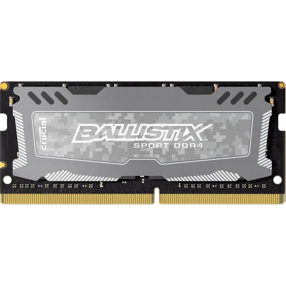 Memoria RAM Crucial BLS16G4S240FSD Ballistix Sport LT Gray DDR4-2400 SODIMM 16GB/2Gx64 CL16