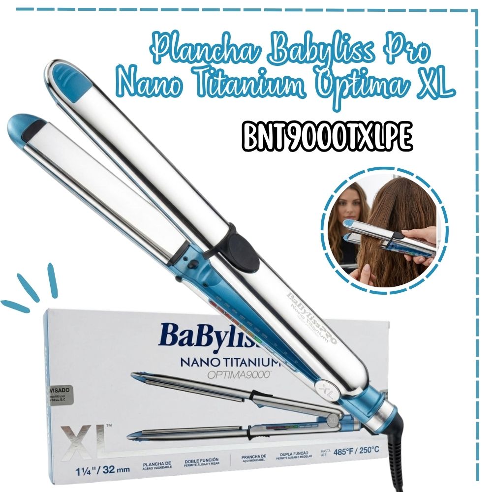 Plancha BaBylissPRO Optima 3000 Xl Nanotitanium