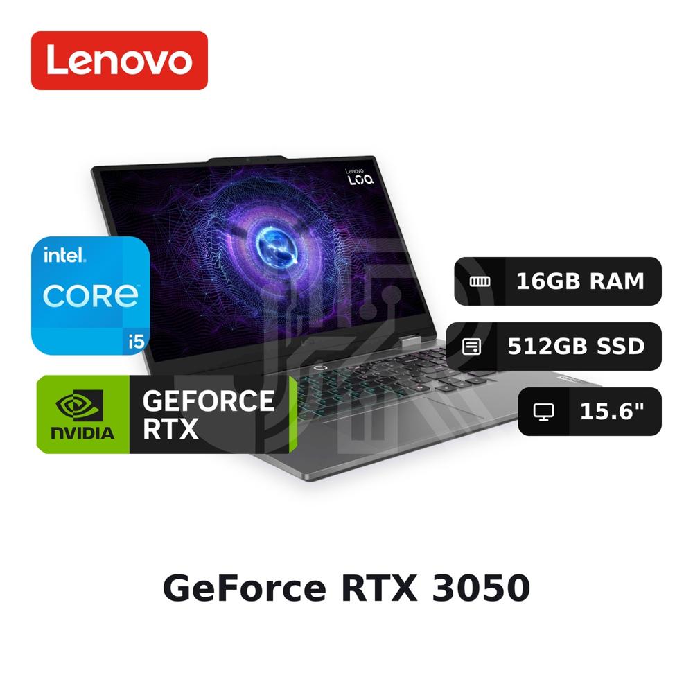 Laptop Lenovo Loq 15iax9 Core I5-12450hx 16gb 512gb Ssd Rtx 3050 15.6"" (83gs00tklm)
