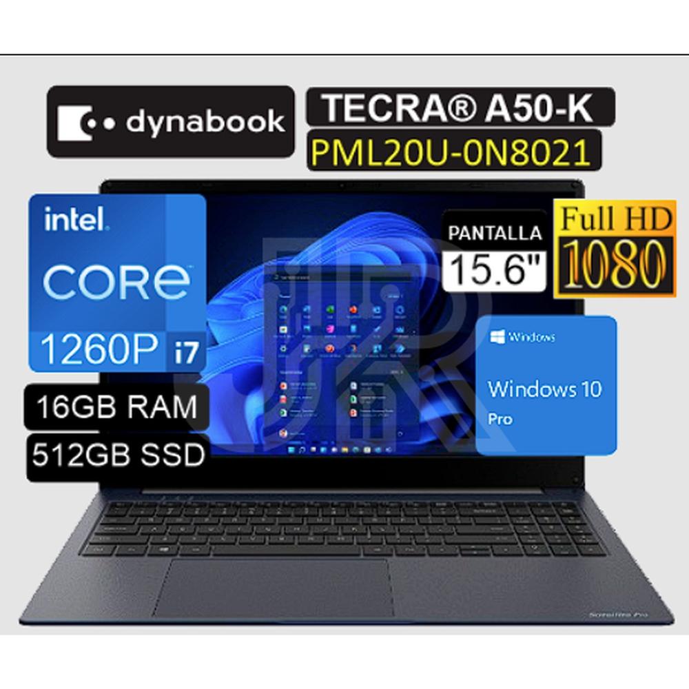 Laptop Dynabook Tecra A50-k Core I7-1260p 16gb 512gb Ssd 15.6"" (pml20u-0n8021 (s))