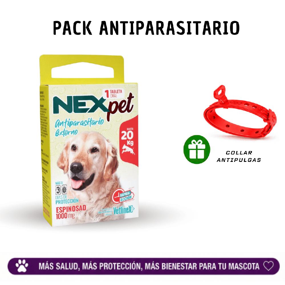 NEXpet Antipulgas de 1 Mes de Protección para Perros de hasta 20kg