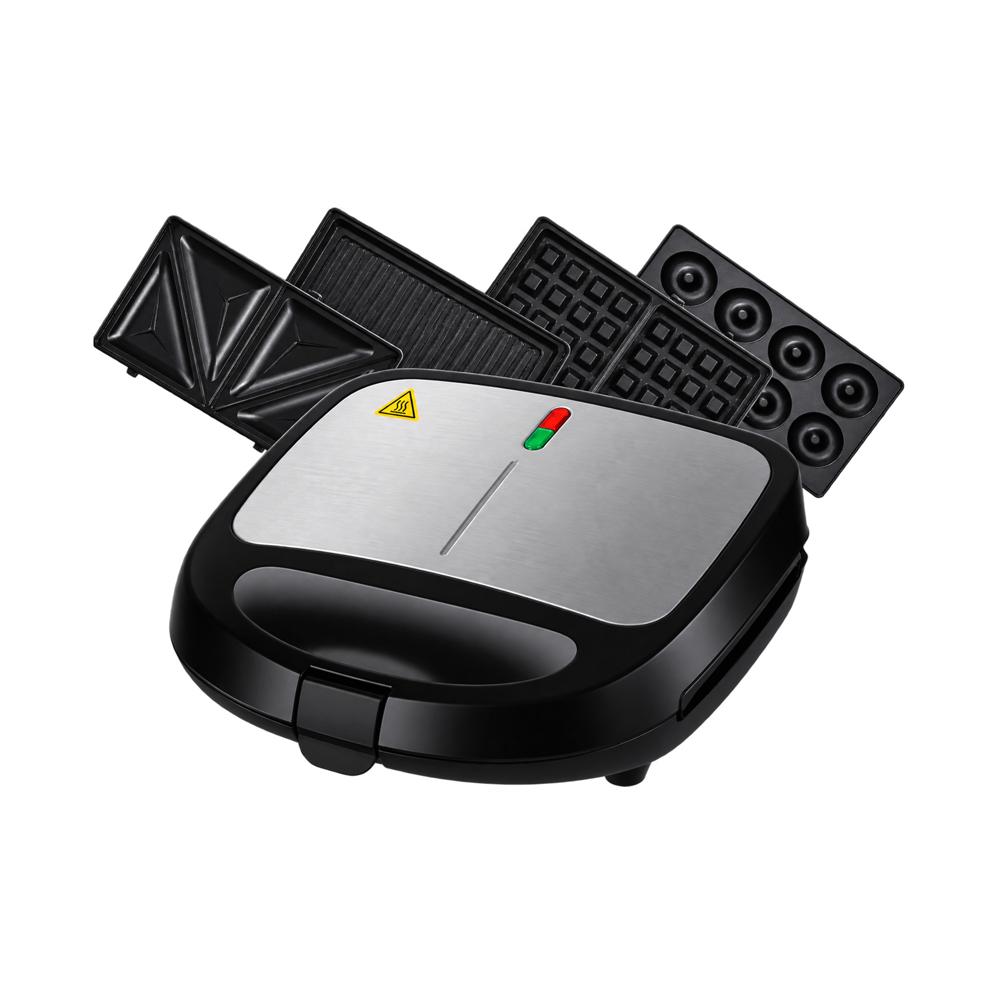 Sandwichera Multifuncional 6 en 1 con Placas Intercambiables 850W