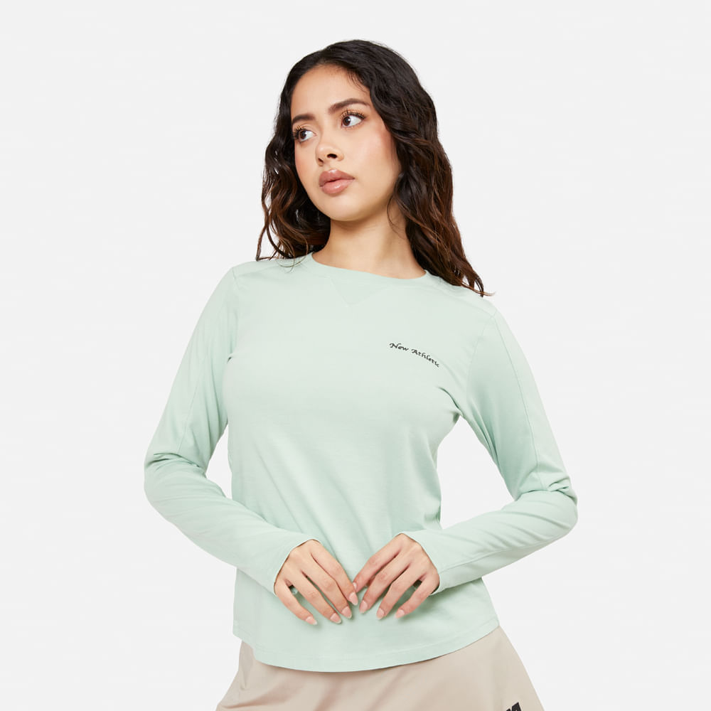 Ropa Urbana New Athletic Polo ML Loreta 007-5959 para Mujer XL Celeste