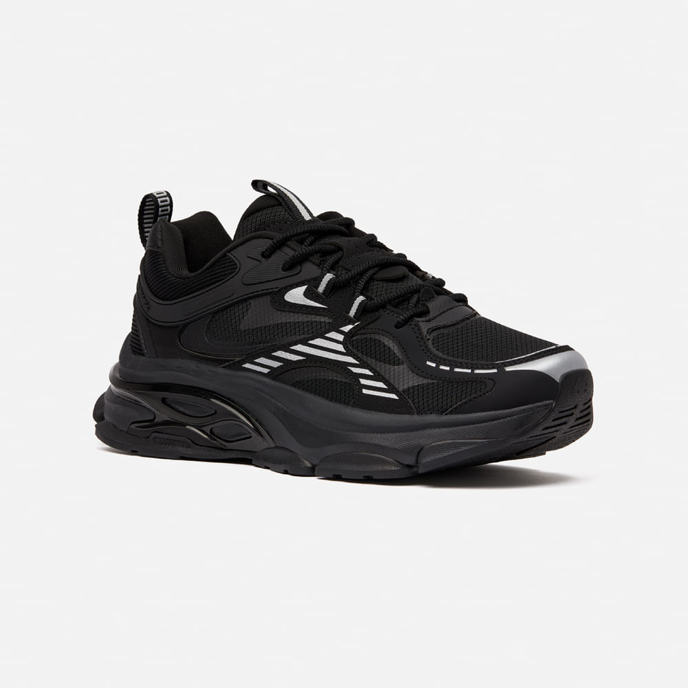 Zapatilla New Athletic Lifestyle NeoFlex 211-0226 para Mujer 37 Negro