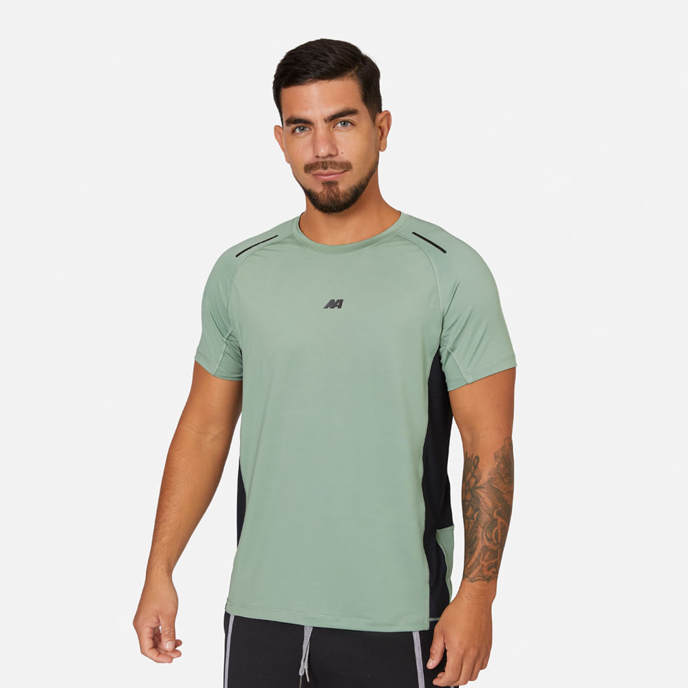 Ropa Deportiva New Athletic Polo MC Amareto 197-1010 para Hombre 0M Verde
