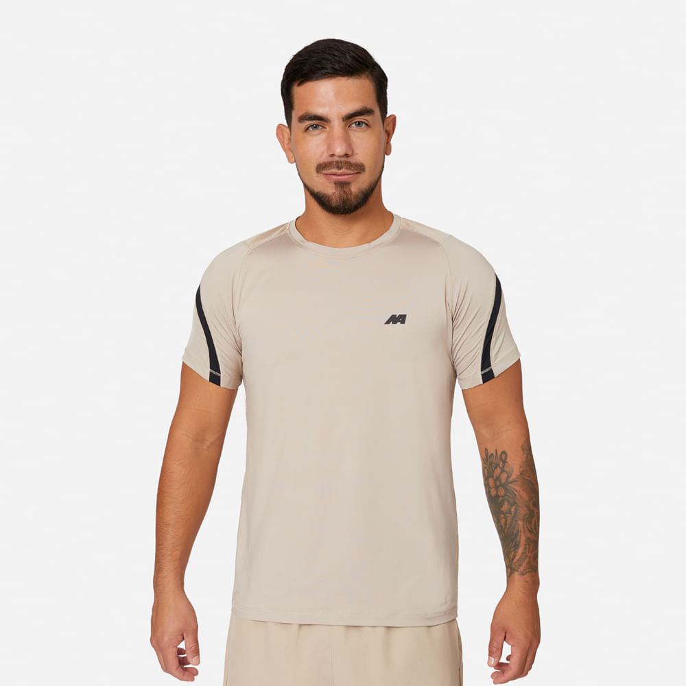 Ropa Deportiva New Athletic Polo MC Loreto 198-2121 para Hombre 0L Beige