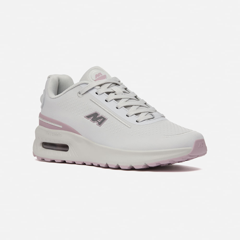 Zapatilla New Athletic Lifestyle SoftWind 227-0428 para Mujer 36 Gris