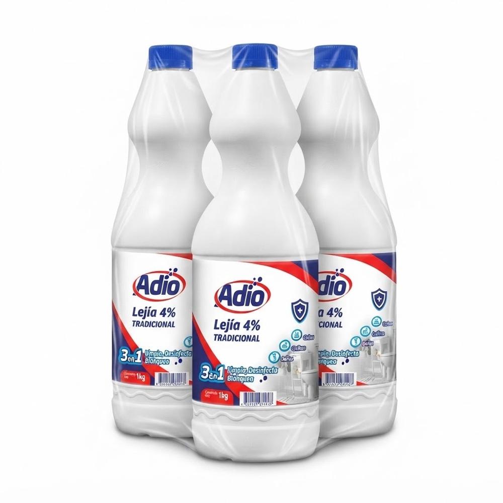 Pack x3 ADÍO Lejía Tradicional 1kg cada uno