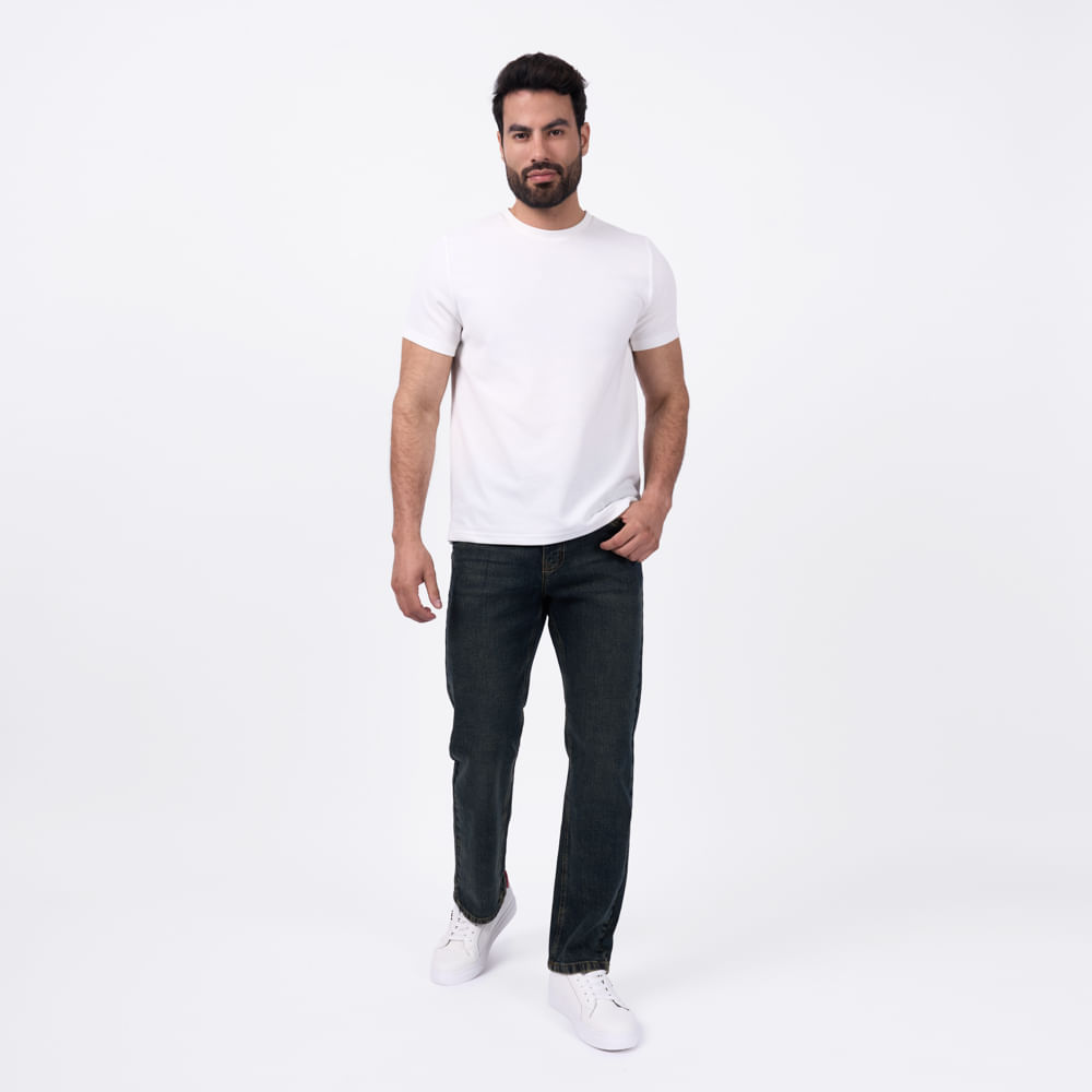 Jean Hombre Regular-H-Pyetro Bronco Azul Oscuro Talla 34