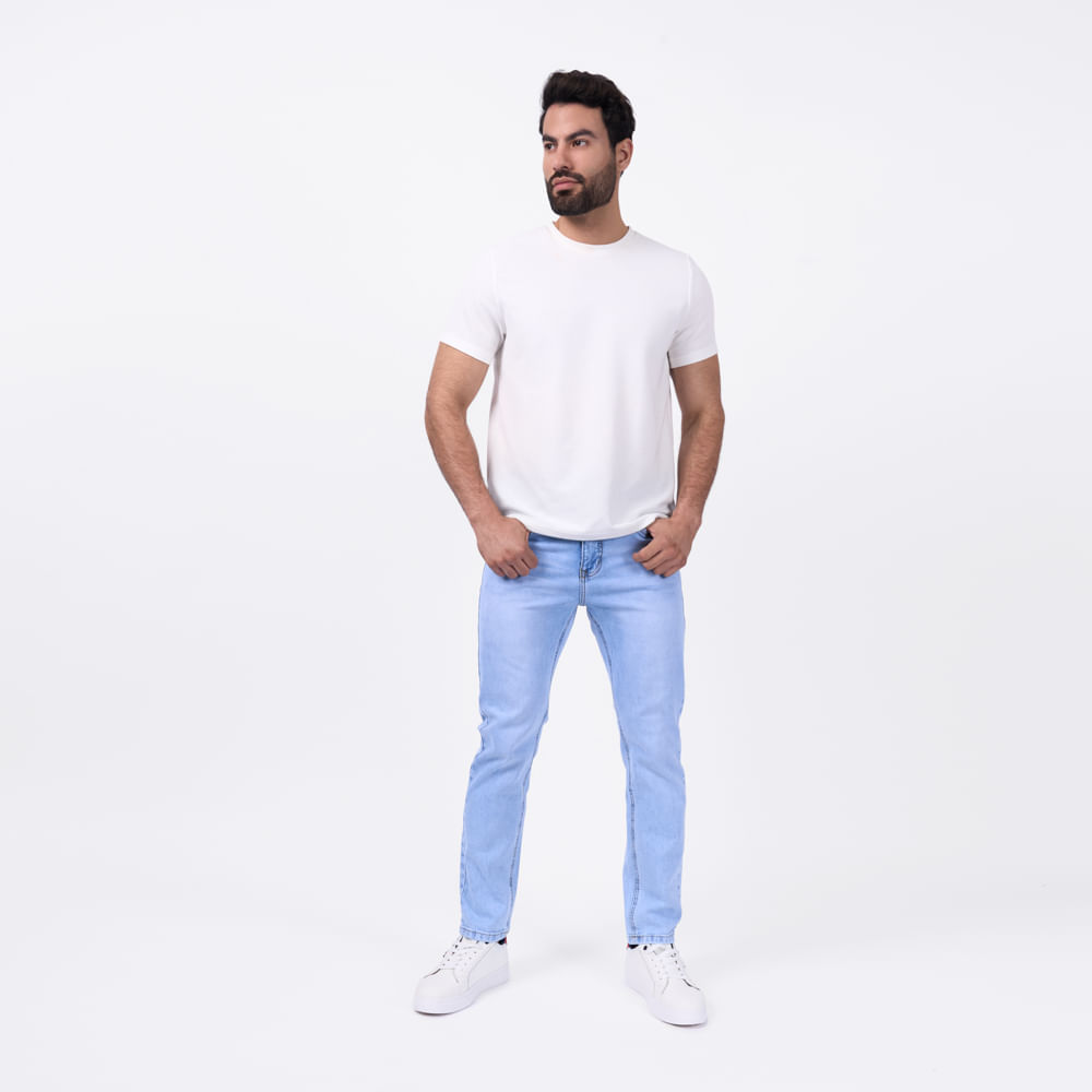 Jean Hombre Slim-H-Taichero II Bronco Celeste Talla 34