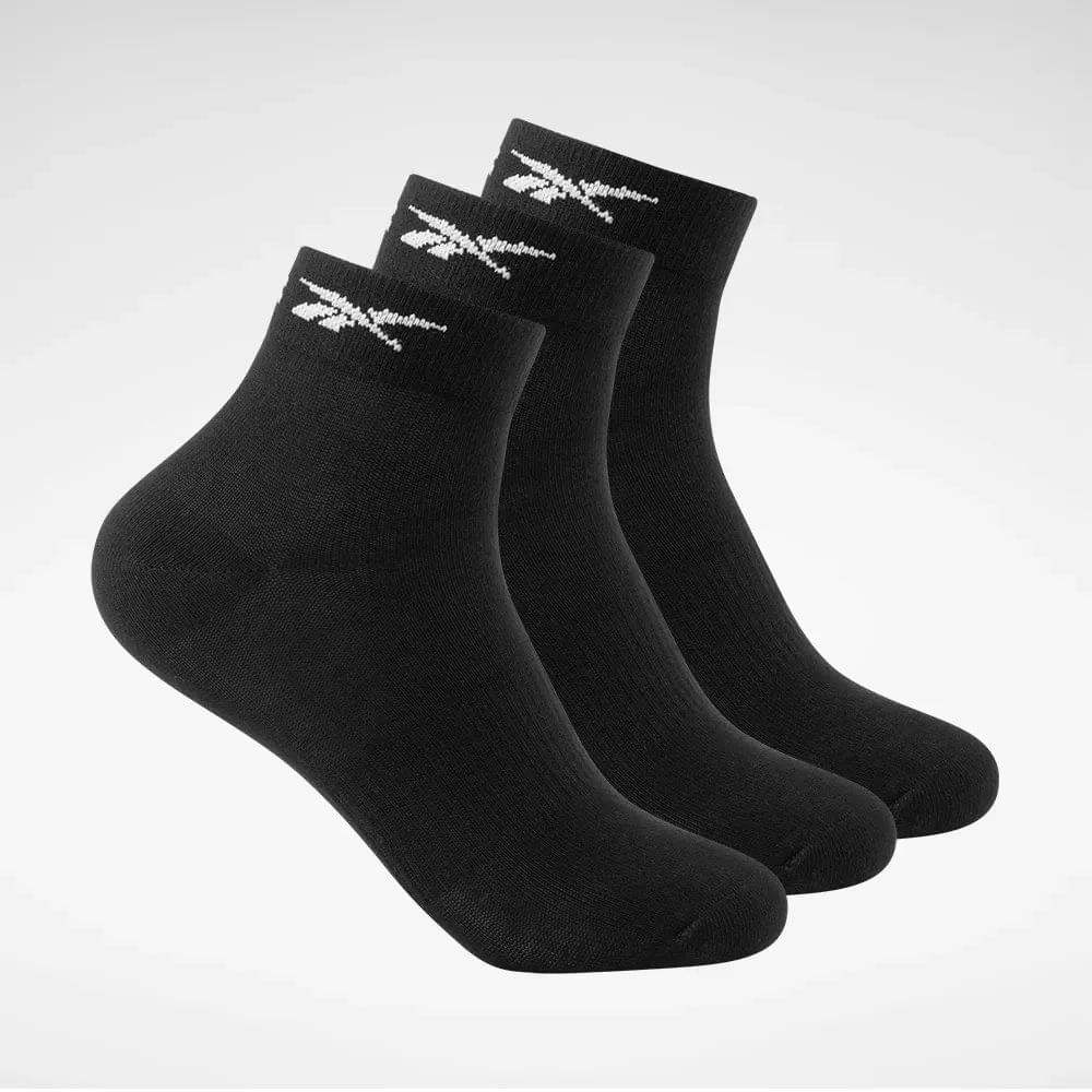 Medias Deportivas Reebok Unisex Ankle 3p Negro M