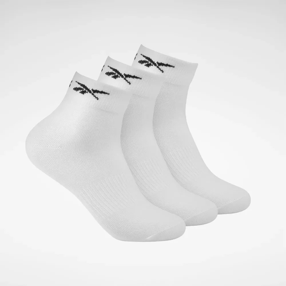 Medias Deportivas Reebok Unisex Ankle 3p Blanco M