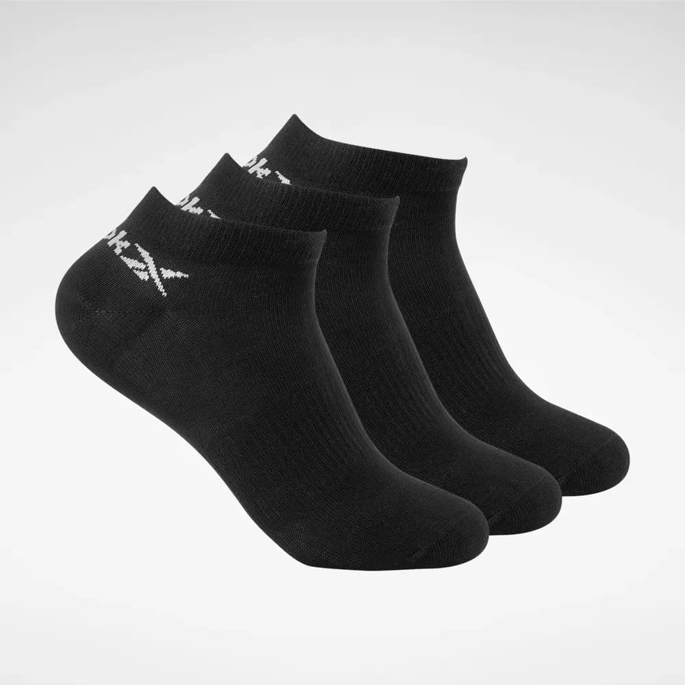 Medias Deportivas Reebok Unisex Low Cut 3p Negro L