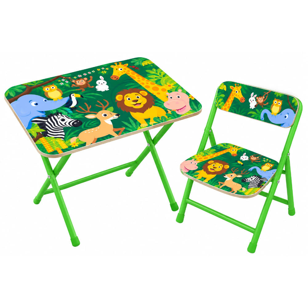 Mesa y Silla Para Niños Escritorio Infantil Diseño Moderno Multifuncional C3021