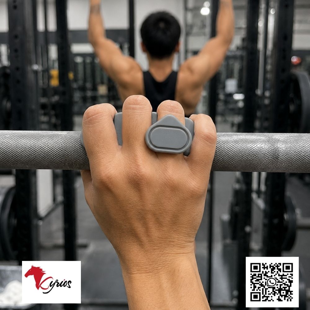 PAR DE CALLERAS DE ENTRENAMIENTO CON SILICONA COLOR PLOMO