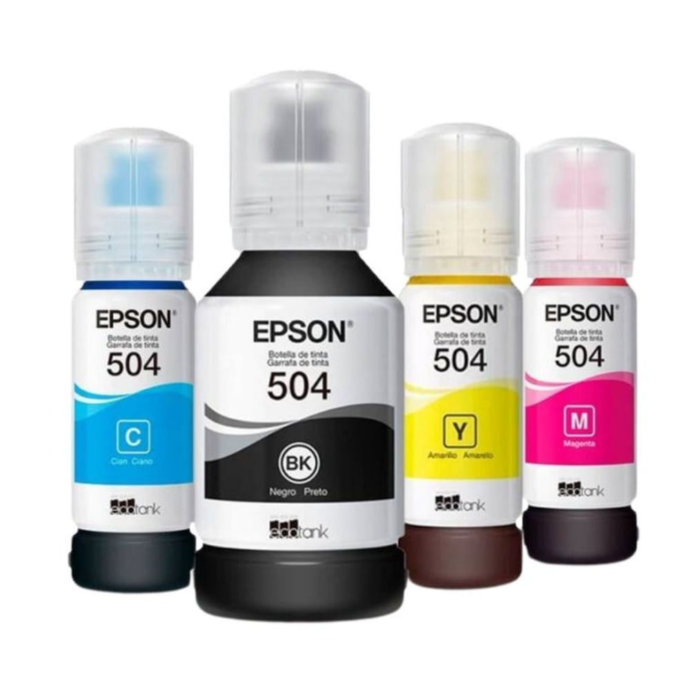 Kit de Tinta Epson T504 OriginalT504120 T504220 T504320 T504420