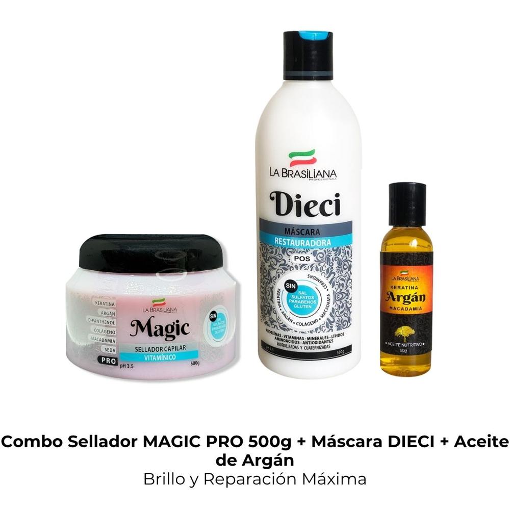 Combo Sellador MAGIC PRO con Máscara DIECI y Aceite de Argán