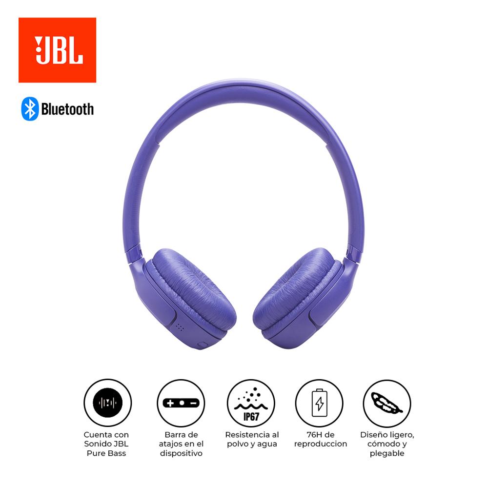 Audífonos JBL Tune 530BT Bluetooth 6.0 76H Pure Bass Lavanda