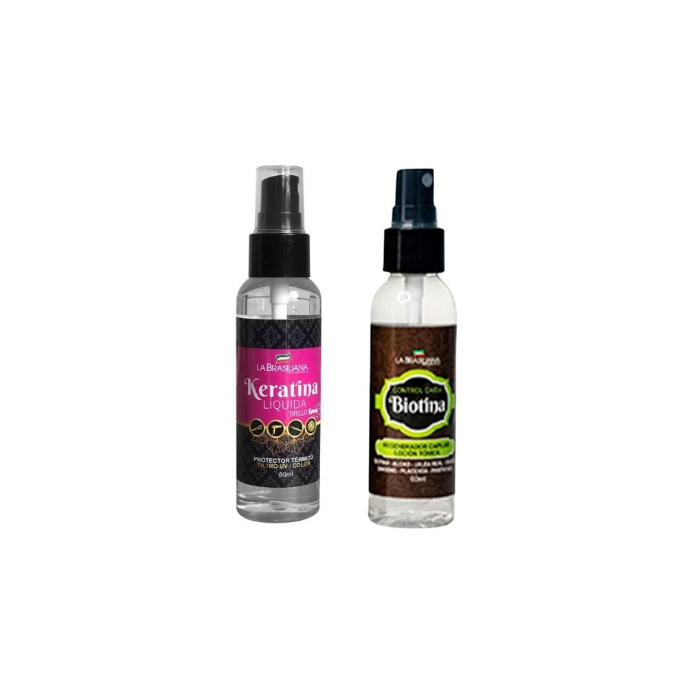 Combo Protector Térmico Con Biotina 60Ml La Brasiliana