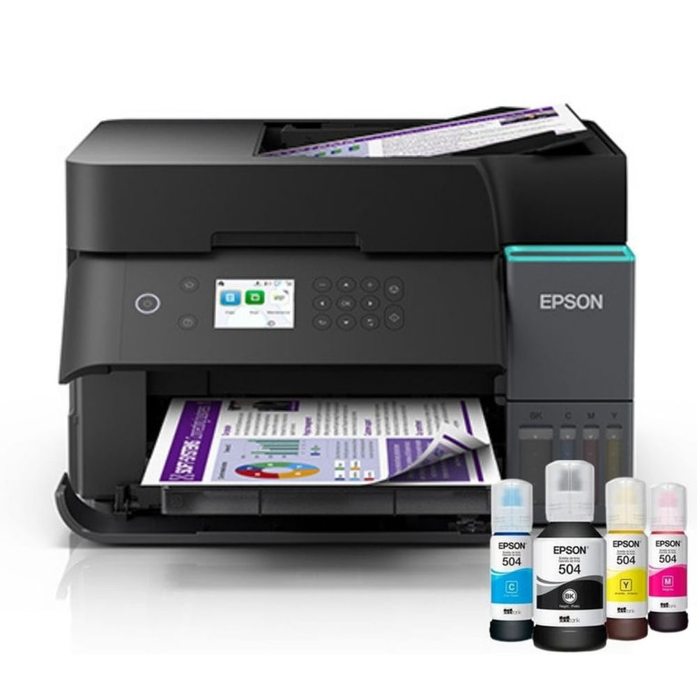 Impresora Epson L6370  Multifuncional EcoTank WiFi Ethernet Dúplex ADF Color Tinta Continua