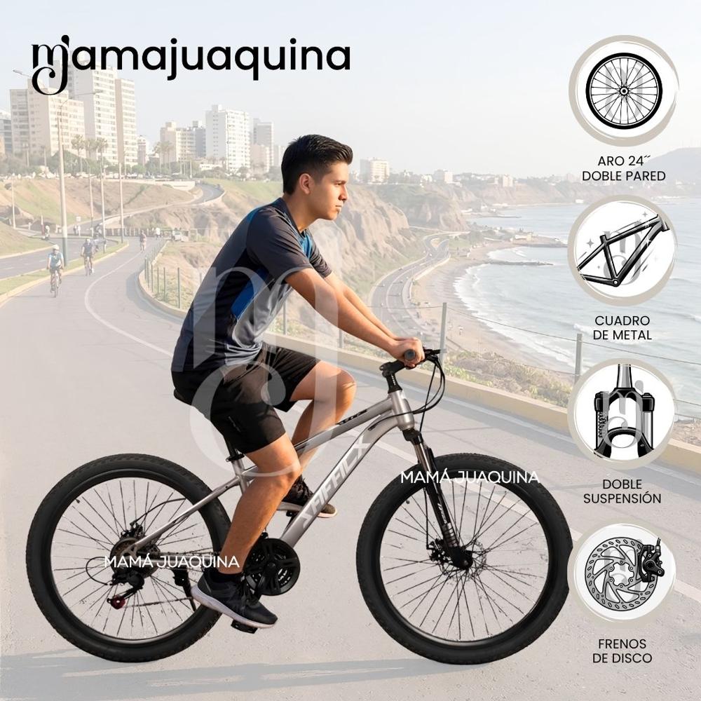 Bicicleta Deportiva Aro 24 SOFHIX Edición Limitada Light Gray