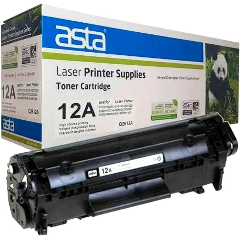 Tóner Compatible 12A Negro Q2612A de Alta Calidad de Impresión