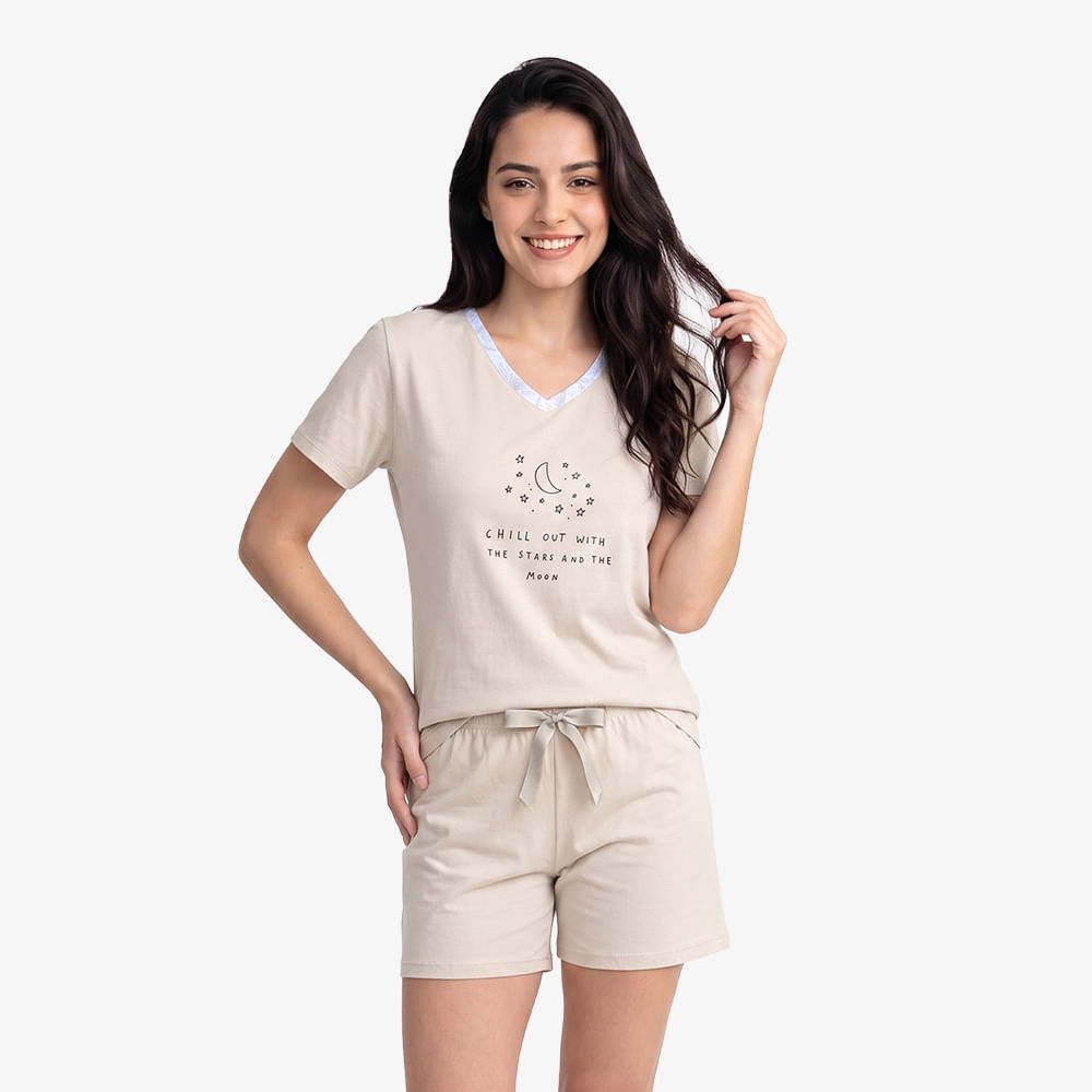 Pijama Dama Suspiro Lunar