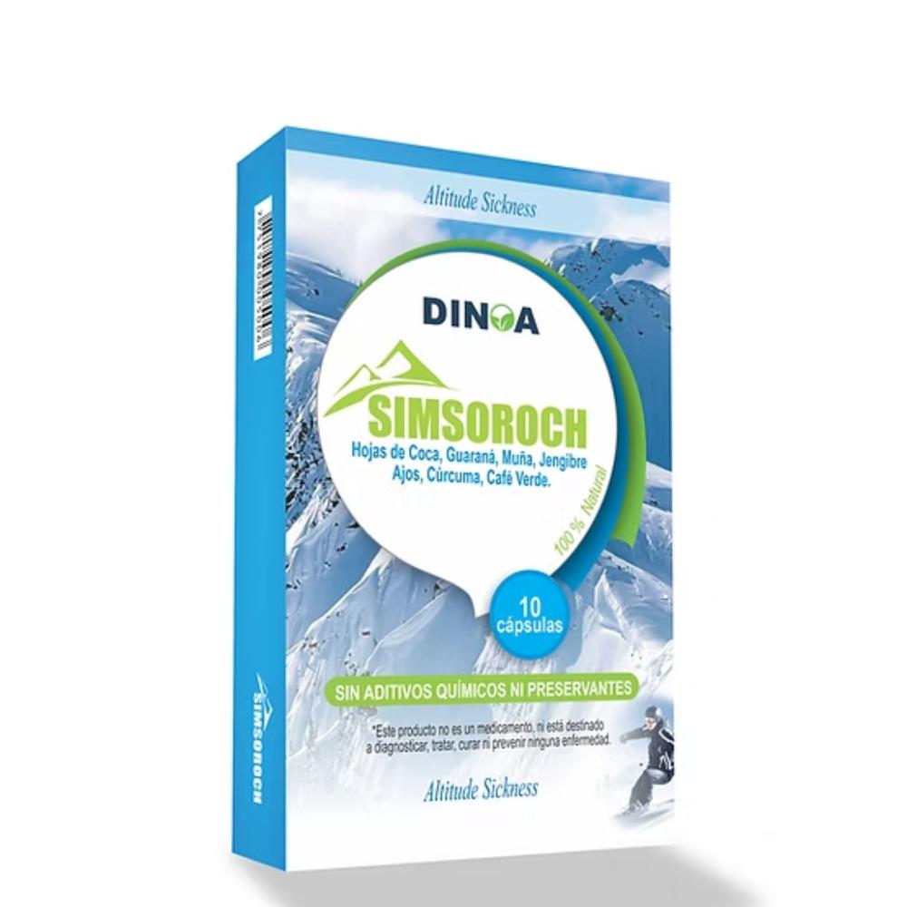 Simsoroch Dinoa Cápsulas 10 - Alivio para el mal de altura- soroche