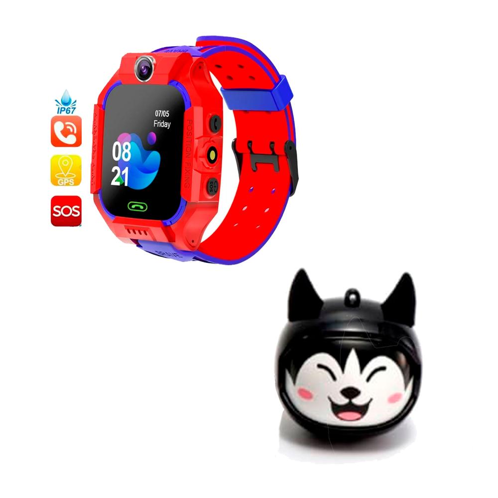 Smartwatch Q19 con GPS Chip y Cámara más Audífonos Ewtto Husky