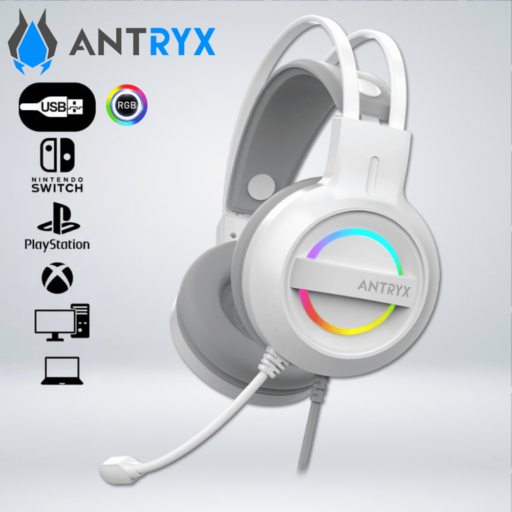 AUDIFONO GAMING IRIS-W GRAY RGB