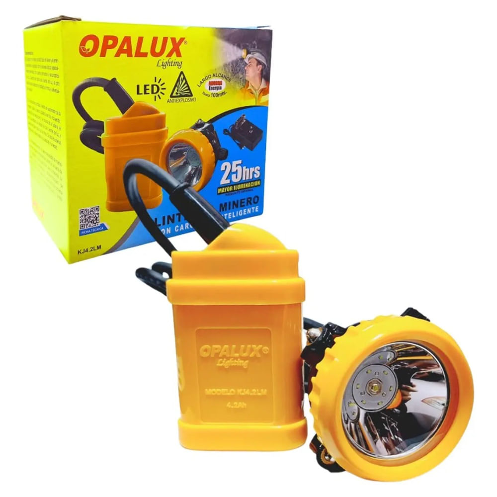 Linterna Minero Opalux Kj4.2lm Recargable 25hrs